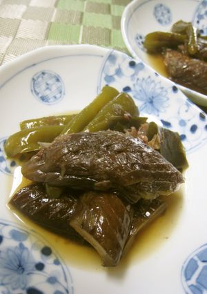 昆布おかか入り茄子とピーマンの炒め煮-レシピのメイン写真