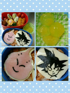 ドラゴンボールのりキャラ弁当-レシピのメイン写真