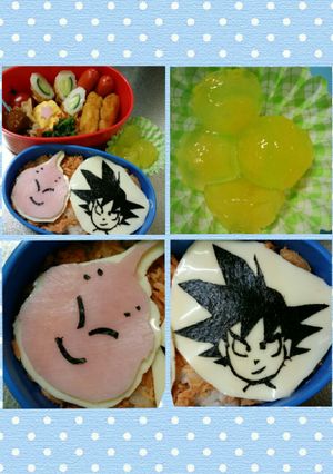 ドラゴンボールのりキャラ弁当-レシピのメイン写真