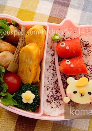 キャラ弁♡こいのぼり こどもの日 お弁当-レシピのメイン写真