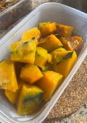 レンチンだけのかぼちゃの煮物-レシピのメイン写真