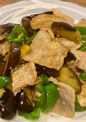 なすと豚肉のコチュジャン炒め-レシピのメイン写真