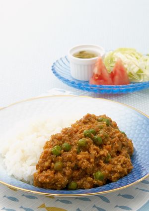 フレッシュトマトとえんどう豆キーマカレー-レシピのメイン写真