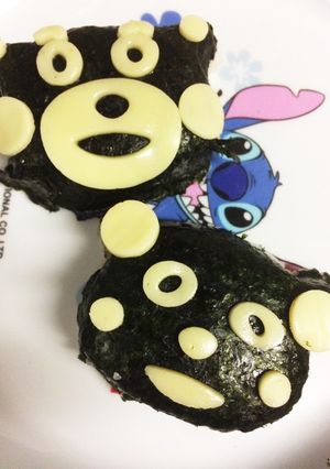 くまモンと偽くまモン-レシピのメイン写真