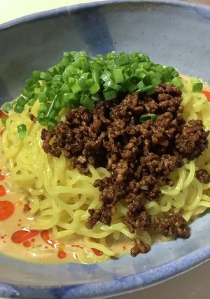お手軽に、くにまつ風広島汁なし坦々麺-レシピのメイン写真