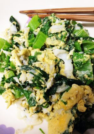 高菜の卵とじ-レシピのメイン写真