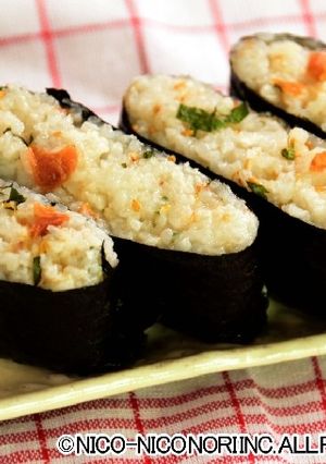 さっぱり梅ごはんのおにぎらず-レシピのメイン写真