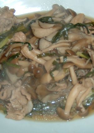 きのこと豚肉のすき焼き風-レシピのメイン写真