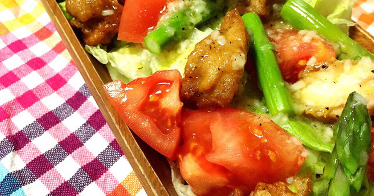 若鶏から揚げde贅沢ごちそうサラダ by AYACHIN＊ 【クックパッド