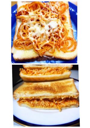 チーズナポリタンサンド-レシピのメイン写真