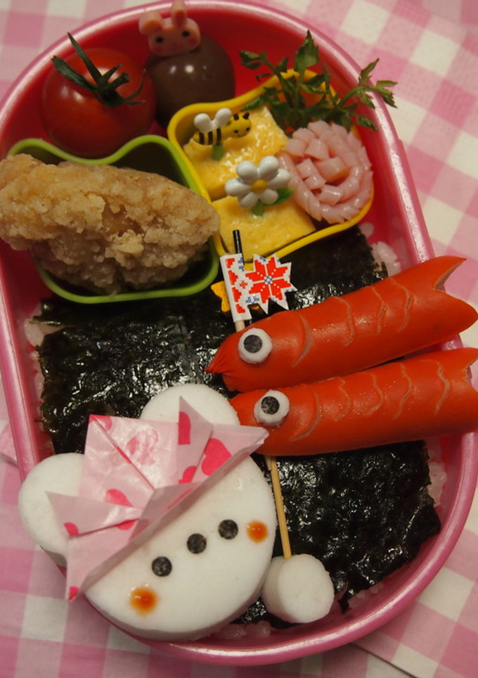 はんぺんクマさんのこどもの日弁当-レシピのメイン写真