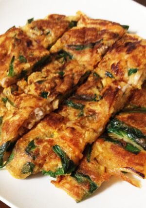 お好み焼き粉でチヂミ-レシピのメイン写真