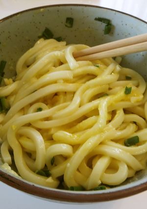 5分で簡単うまい～釜玉うどん讃岐風-レシピのメイン写真