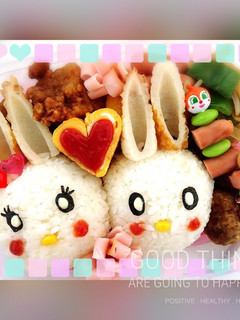 うさぎ♡キャラ弁-レシピのメイン写真