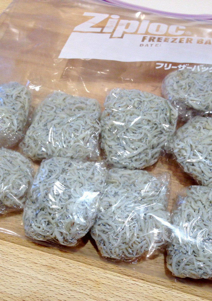 【簡単】しらすの冷凍保存-レシピのメイン写真