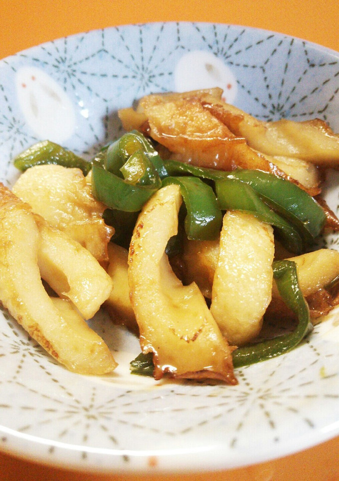 簡単!ふっくら竹輪とピーマンの甘辛炒め煮-レシピのメイン写真