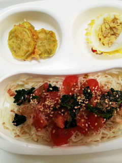 離乳食中期~完了期に☆彩り素麺-レシピのメイン写真