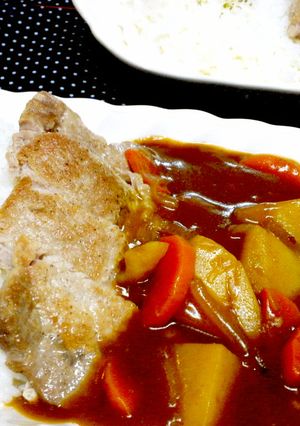 見て感激!食べて美味しい!ポークカレー♪-レシピのメイン写真