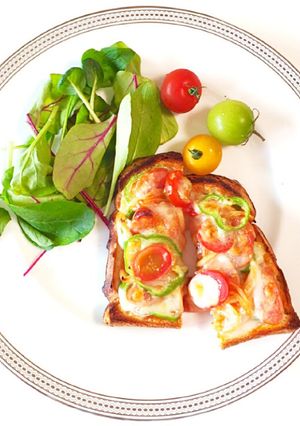 簡単朝食✿やっぱり大好きピザトースト-レシピのメイン写真
