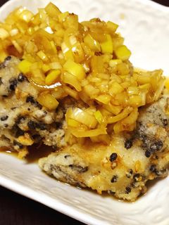 ☆絶品☆ごま風味揚げ鶏のねぎソース♪-レシピのメイン写真