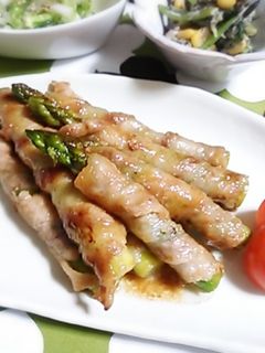 アスパラ肉巻き 辛子ポン酢で♫-レシピのメイン写真