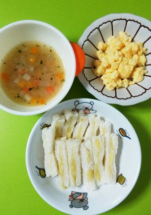 離乳食後期 食パンの献立 ③-レシピのメイン写真