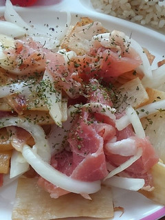 長芋と生ハムとタマネギのビネガーサラダ-レシピのメイン写真