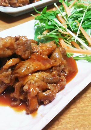 ★ご飯がススム★豚こまケチャップ炒め★-レシピのメイン写真