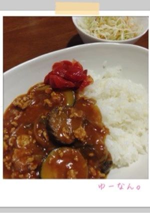 夏野菜とひき肉のカレー-レシピのメイン写真