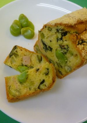 グリーン野菜のケーク・サレ-レシピのメイン写真