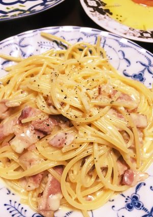 塩レモンのカルボナーラ(生クリームなし)-レシピのメイン写真