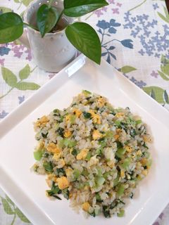 ♪チンゲン菜と卵だけのチャーハン♪-レシピのメイン写真