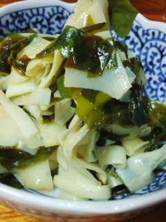 竹の子とわかめの酢味噌和え-レシピのメイン写真