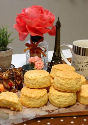 サクふわ♡スライスチーズでスコーン♪-レシピのメイン写真