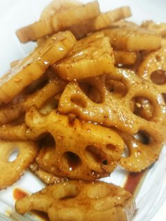 レンコンの甘辛炒め-レシピのメイン写真