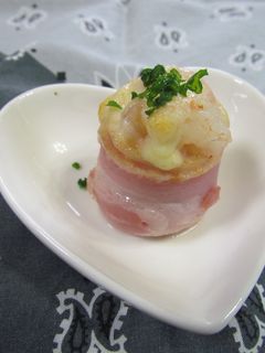 お弁当に♪ベーコン巻き②エビプチトマト-レシピのメイン写真