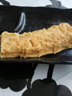 お弁当に!玉子1個で本格ふっくらだし巻き-レシピのメイン写真