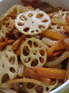 具沢山で簡単きんぴられんこん-レシピのメイン写真