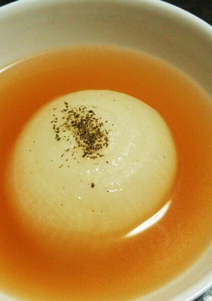 新玉ねぎのまるごとスープ-レシピのメイン写真