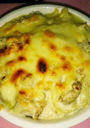 鶏肉としめじのグラタン-レシピのメイン写真
