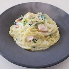 ほうれん草とベーコンのクリームパスタ-レシピのメイン写真