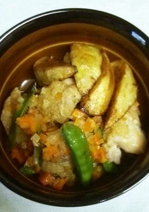 鶏もも肉の白ワイン煮込み-レシピのメイン写真