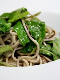 三つ葉炒め蕎麦-レシピのメイン写真