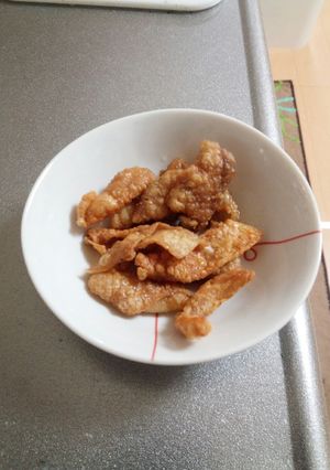 鶏皮のパリパリ焼き☆-レシピのメイン写真