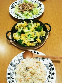 ブロッコリーとカリフラワーのグリル。-レシピのメイン写真