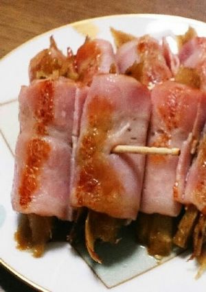 リメイク　きんぴらごぼうのベーコン巻き-レシピのメイン写真