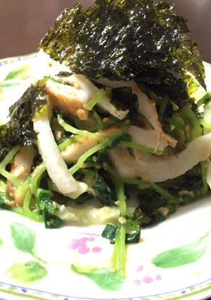 豆苗ときゅうりとちくわのサラダ-レシピのメイン写真