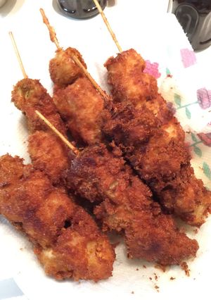 豚コマで！串カツ-レシピのメイン写真