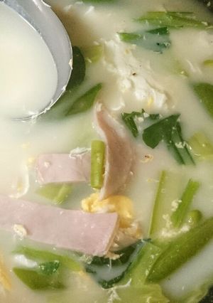 あまり野菜のたまごミルクランチスープ。-レシピのメイン写真
