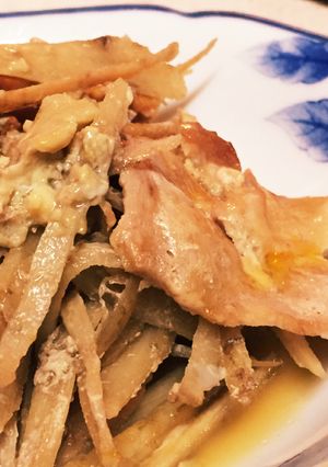 豚肉とごぼうの柳川-レシピのメイン写真